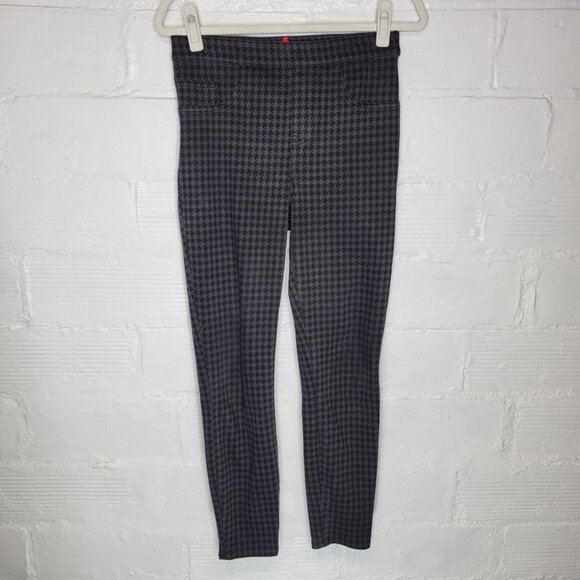SPANX Pants - Spanx Women's Medium Pants Gray Houndstooth Pull On